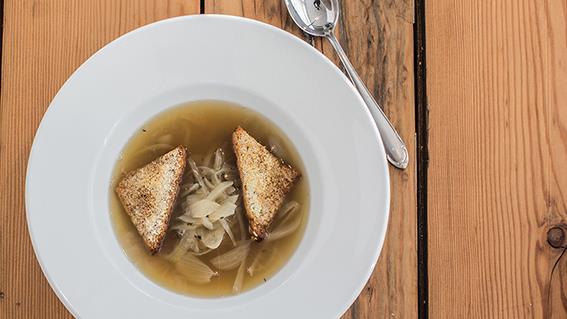 Fransk løgsuppe (frost)