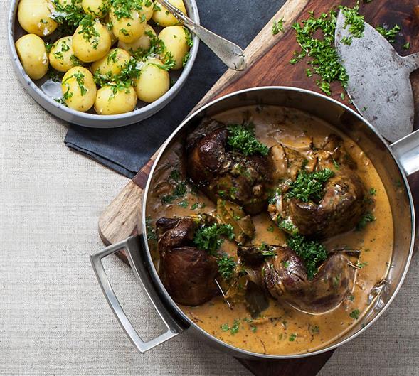 Hjerter i fløde sauce (frost)